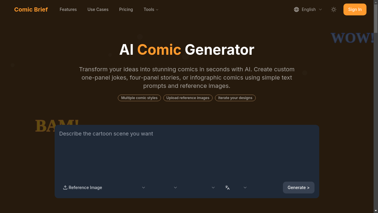 Comic brief